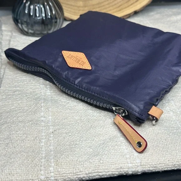 MZ Wallace Purple Nylon Pouch Cosmetic Bag - Picture 4 of 7